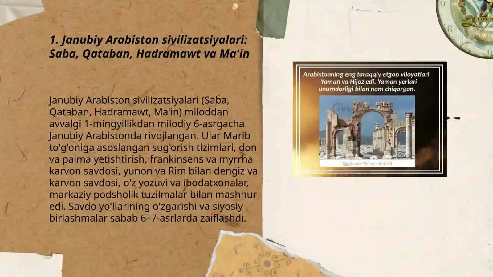 Janubiy Arabiston sivilizatsiyalari: Saba, Qataban, Hadramawt va Ma'in 3