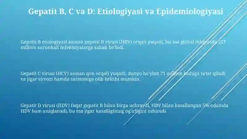 Gepatit B, C, Depidemiologiyasivaprofilaktikasi 3