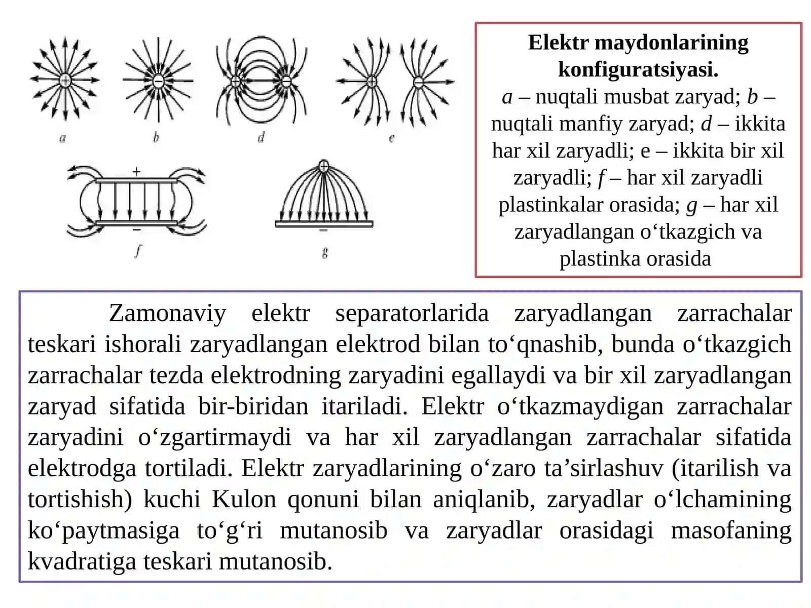 ELEKTR USULIDA BOYITISH ASOSLARI 3