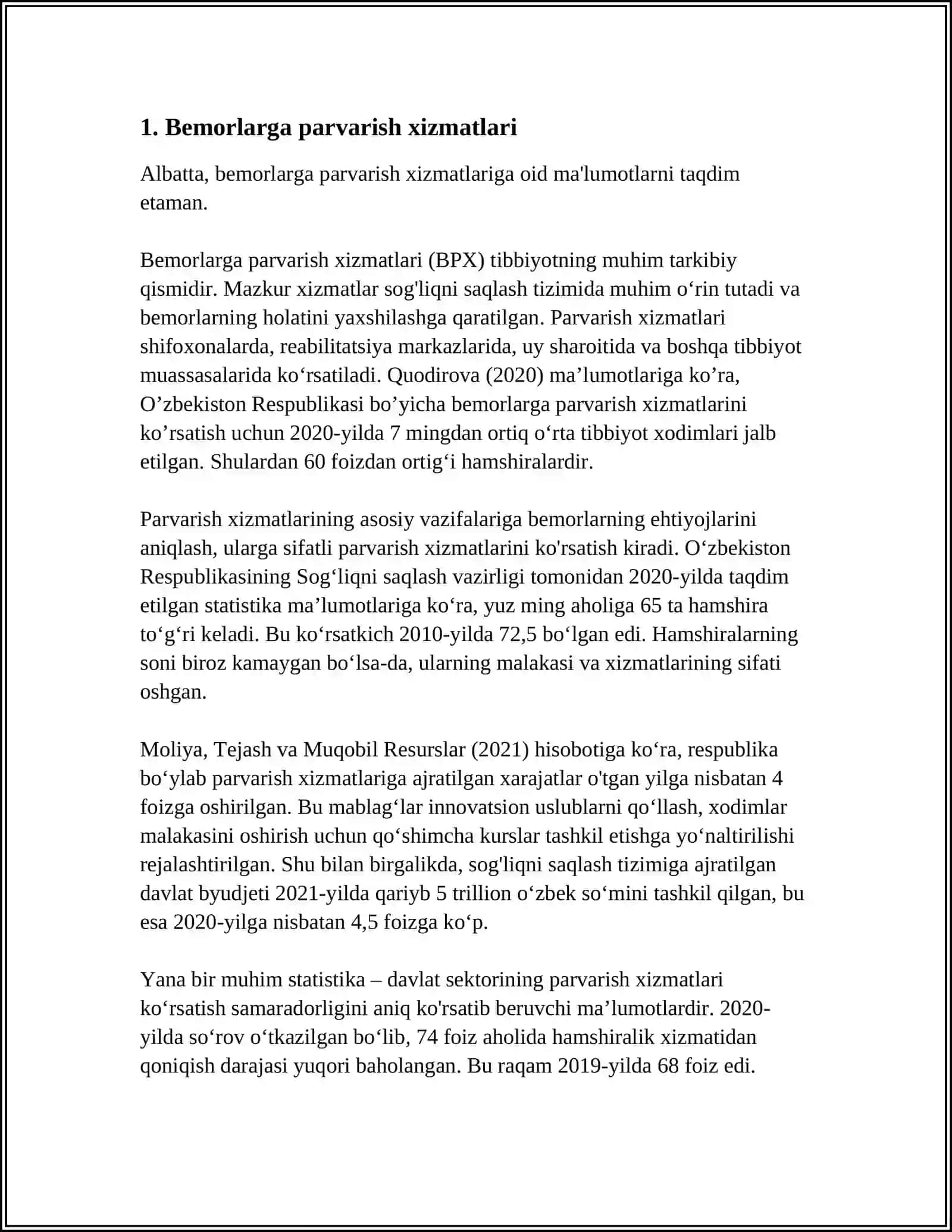 PATRONAJ HAMSHIRA FAOLIYATI 3