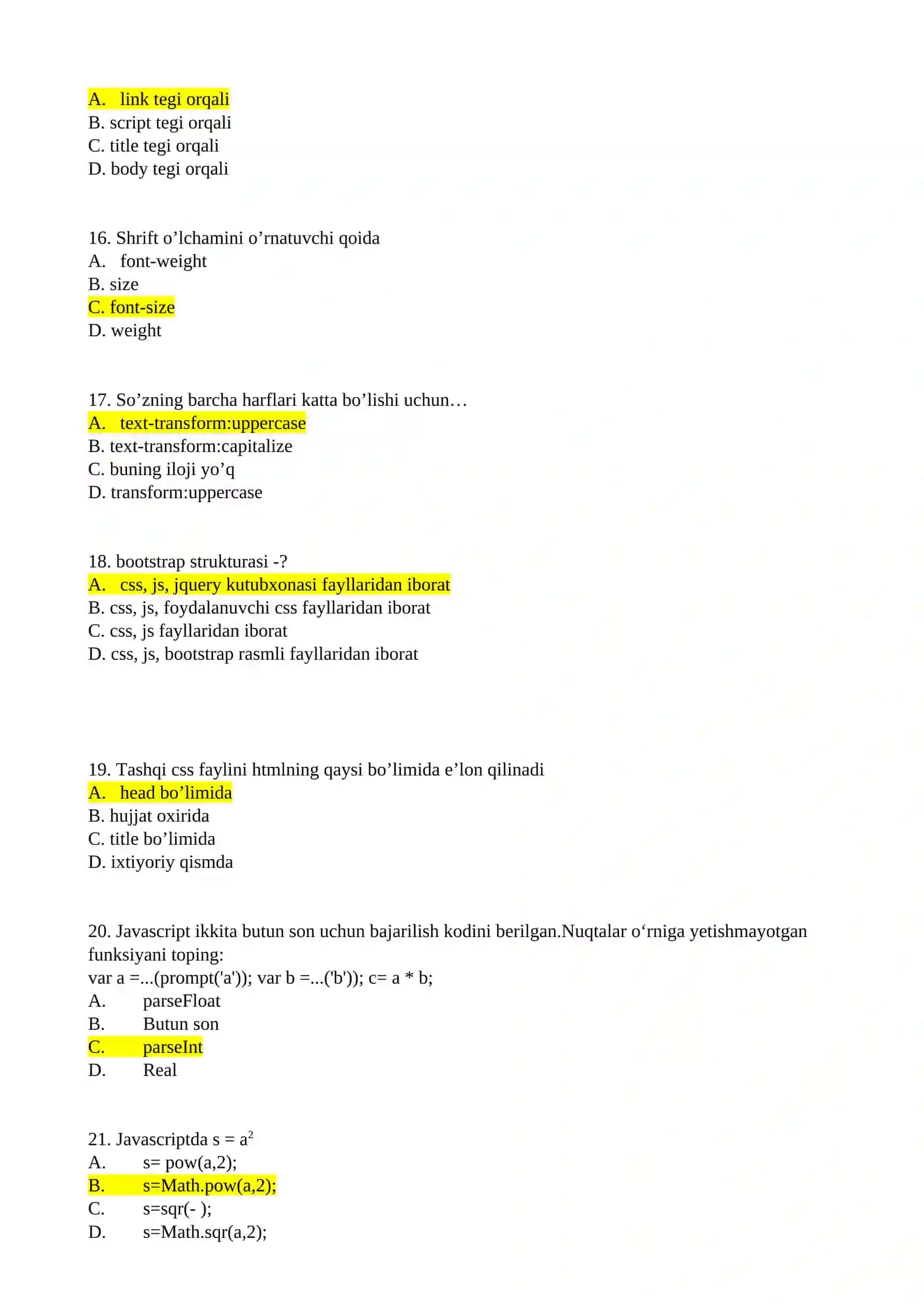 Formatlangan matn 3
