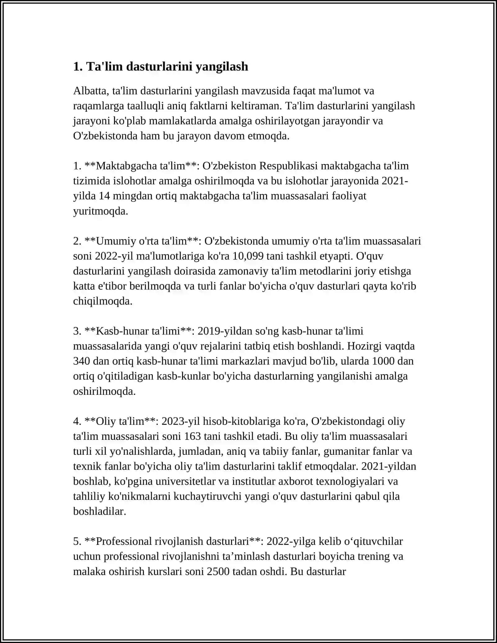 ÓZBEKISTONDA TA’LIM ISLOHOTLARI 3
