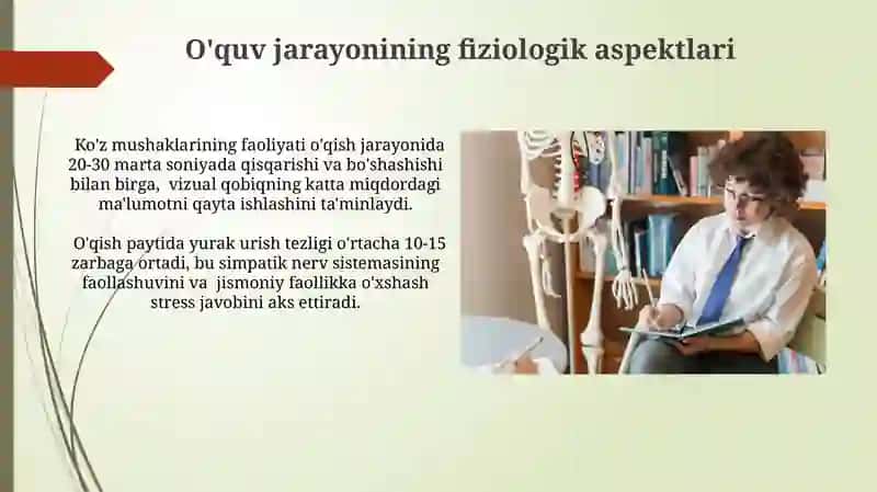 Qari organizm. Qari organizmning fiziologik faoliyati 3