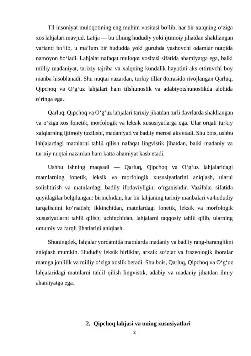 Leksik tahlil. Shevalarga xos matnlarning leksik xususiyatlari 3