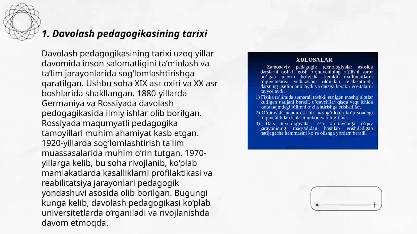 Davolash pedogogikasining ilmiy asoslari 3