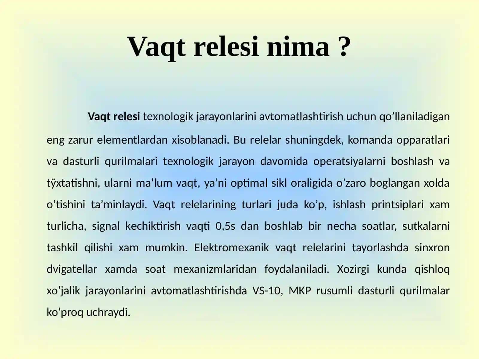 Vaqtrelelari 3