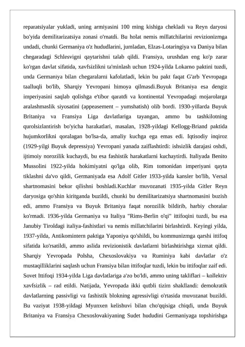 Ikkinchi jahon urushi yillarida xalqaro munosabatlar va diplomatiya 3