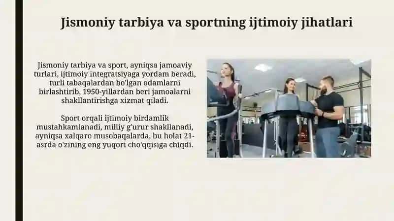 Jismoniy tarbiya va sportning ijtimoiy tarbiyaviy va ma’naviy mohiyatlarini o‘rganish 3