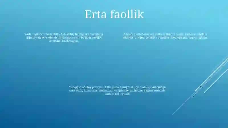 Sadriddin Ayniy Jadidchilik Faoliyati 3
