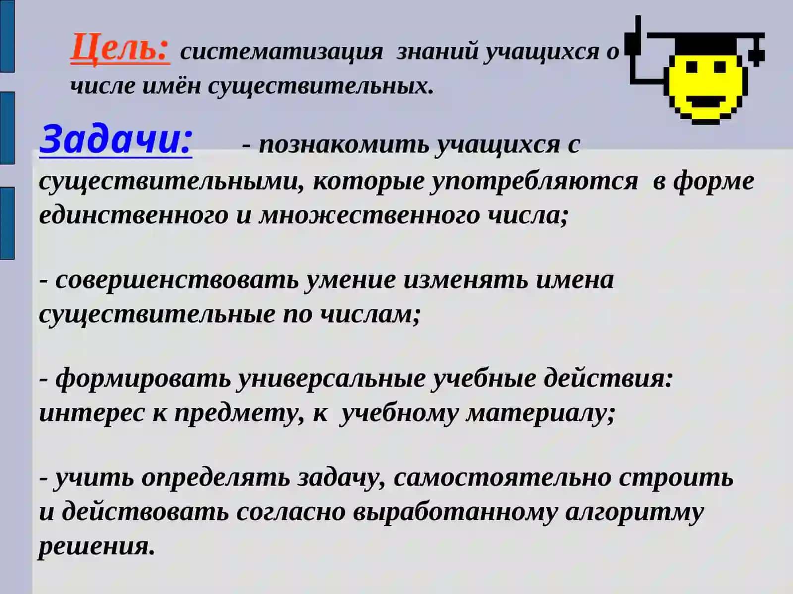 ТЕМА УРОКА: «Число имен СУЩЕСТВИТЕЛЬНЫХ» 3