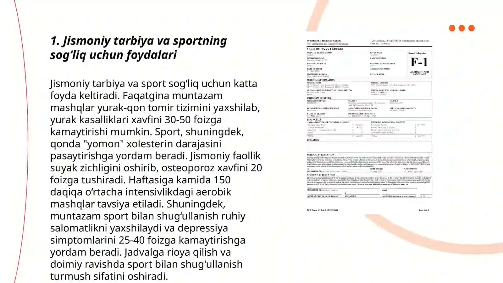 O’zbekiston Respublikasi ,,Jismoniy Tarbiya va Sport to’g’risdagi qonuning ahamiyati 3