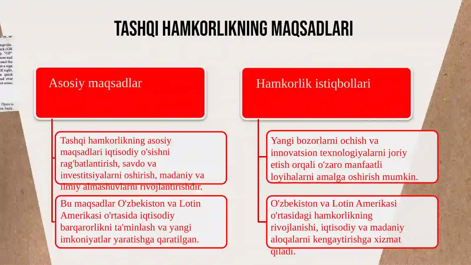 Tashqi hamkorlikning asosiy maqsadlari va istiqbollari 3