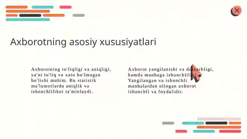 Axborot tushunchasi 3
