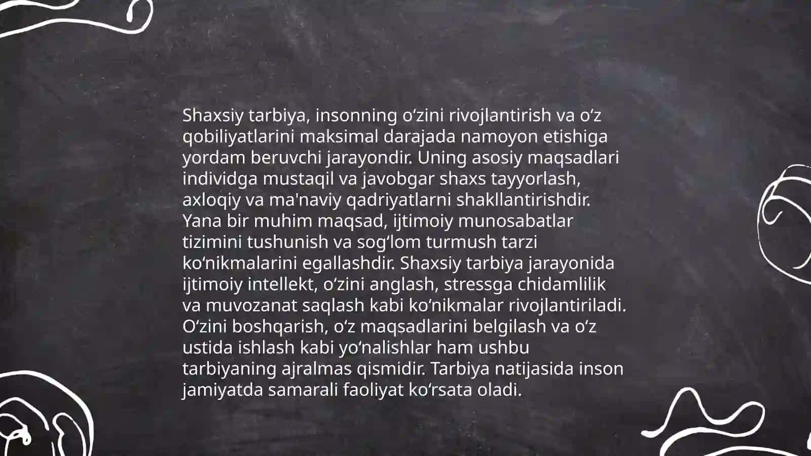Shaxsni tarbiyalashning asosiy vazifasi 3