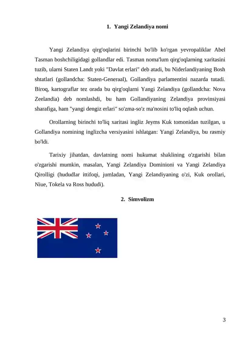 Yangi Zelandiya 3