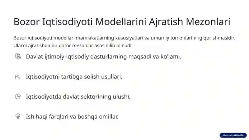 Bozor Iqtisodiyotining Mazmuni va Amal Qilishi 3