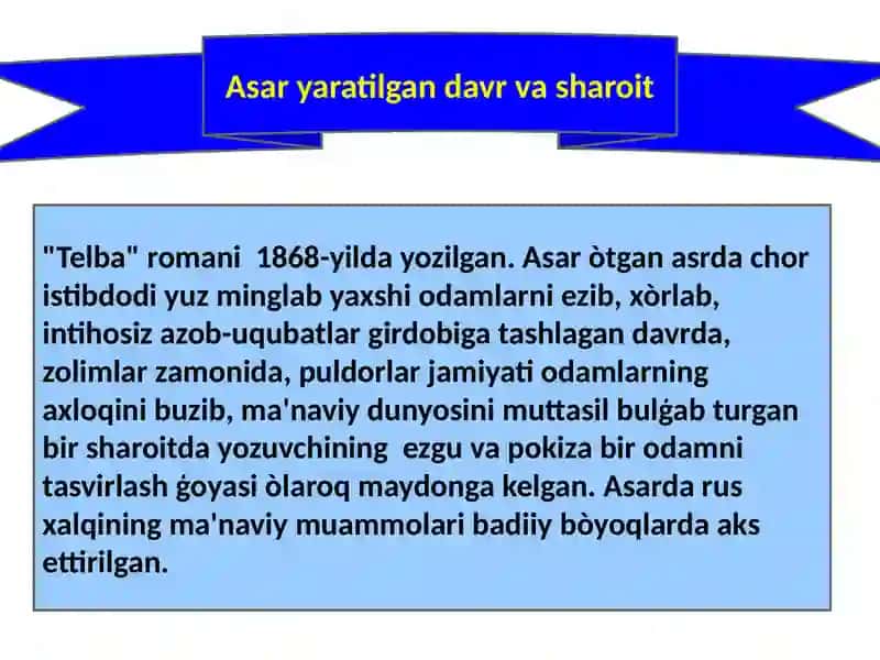 "TELBA" asari tahlili 3