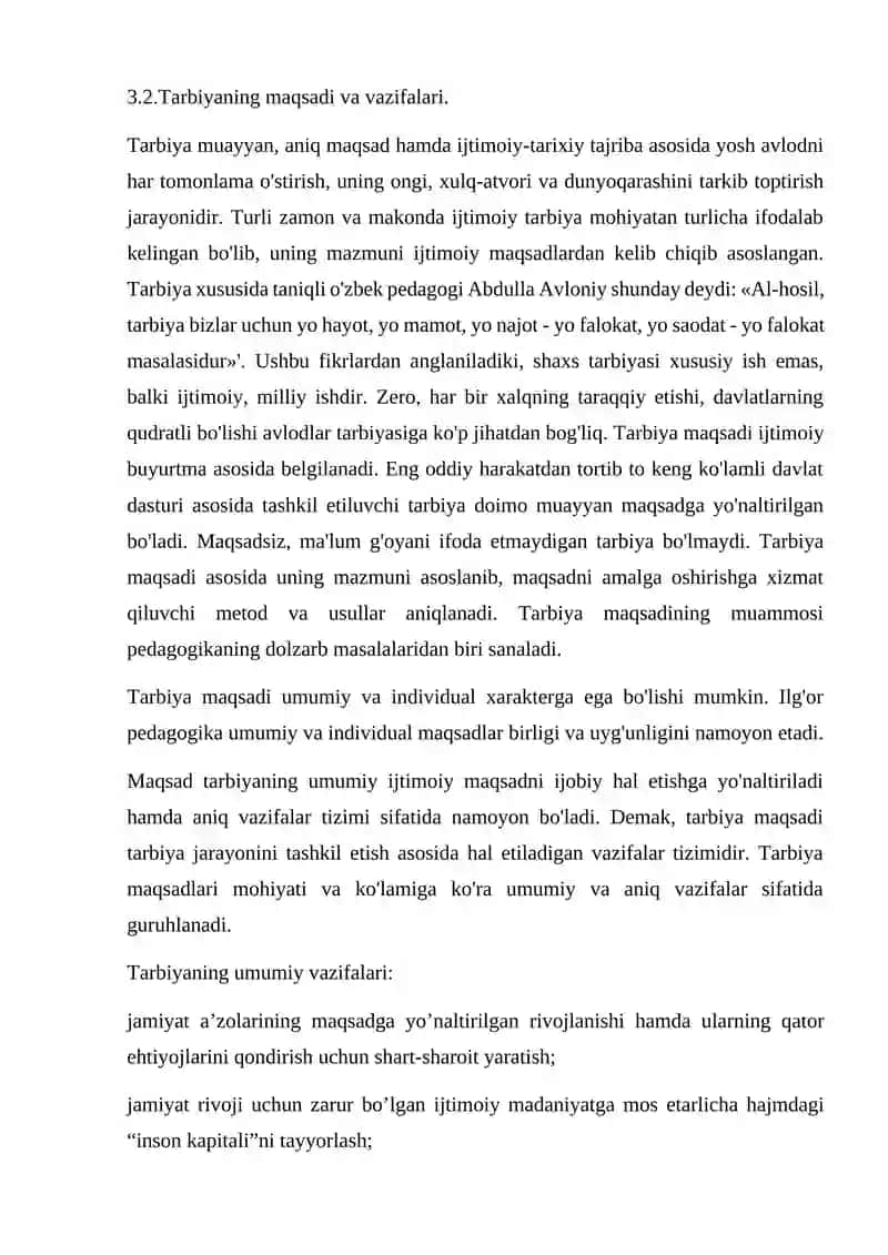 TARBIYA NAZARIYASI VA TARBIYA TURLARI. 3