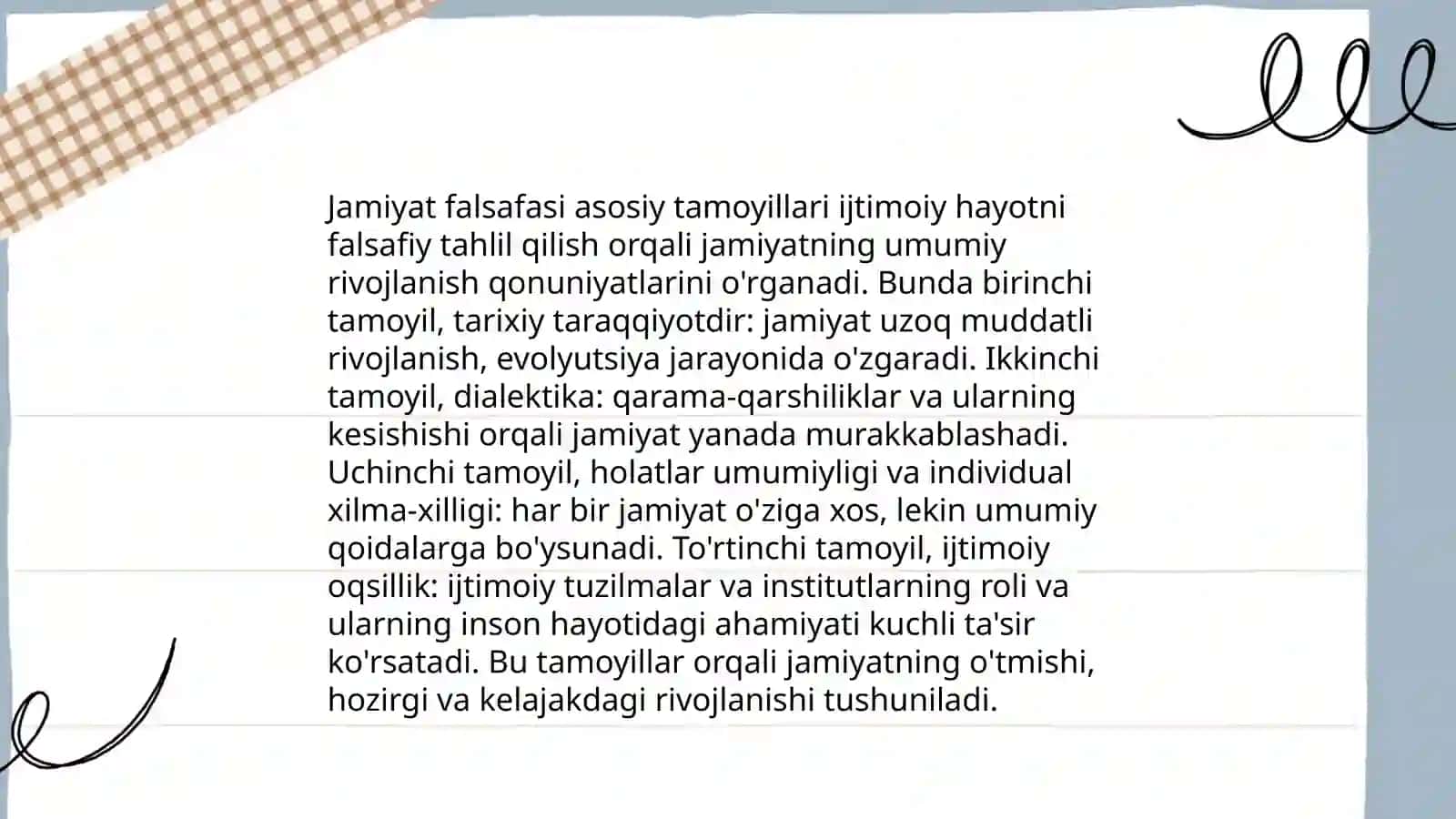 Jamiyat falsafasi 3