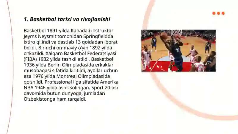Basketbol tarixi va rivojlanishi 3