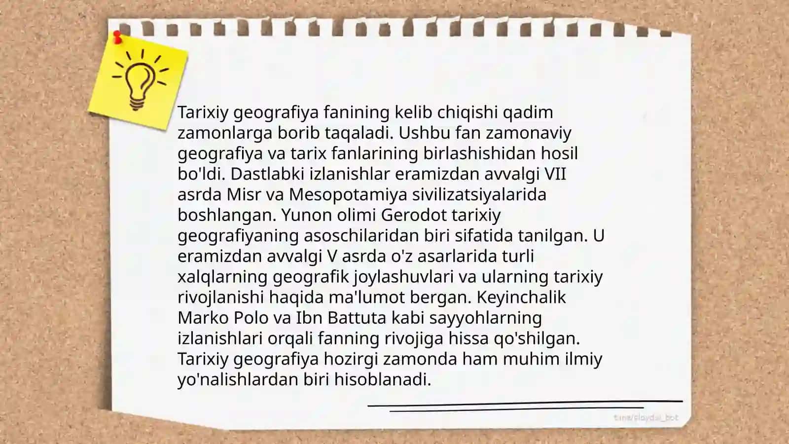 Tarixiy geografiyaning fan sifatida shakllanishi 3