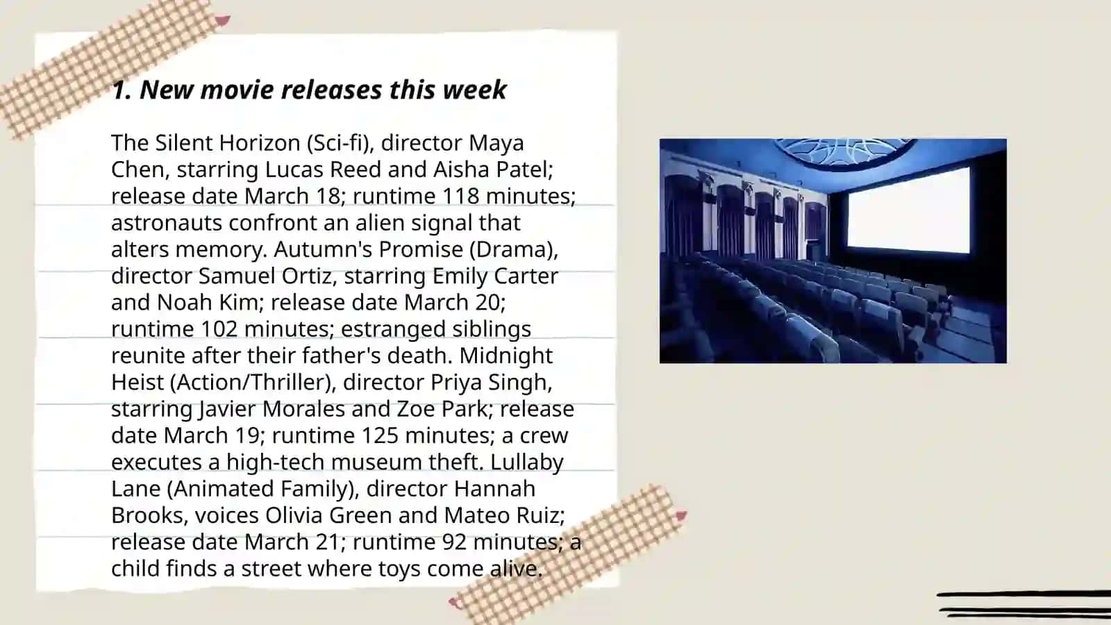 New movie releases 3