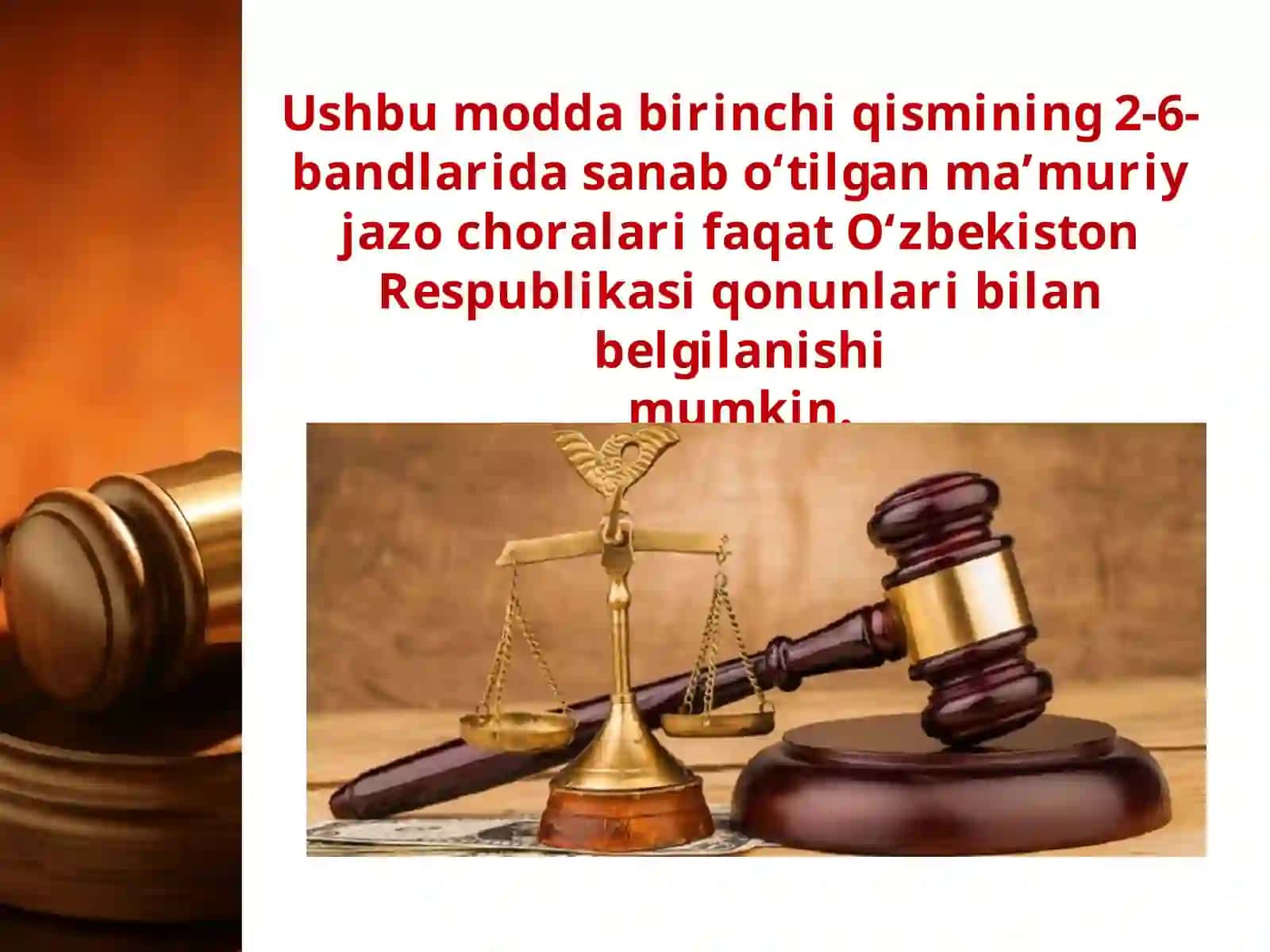 Ma’muriy jazova uning turlari 3