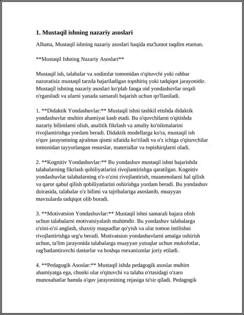Mustaqil Ishning Nazariy Asoslari 3