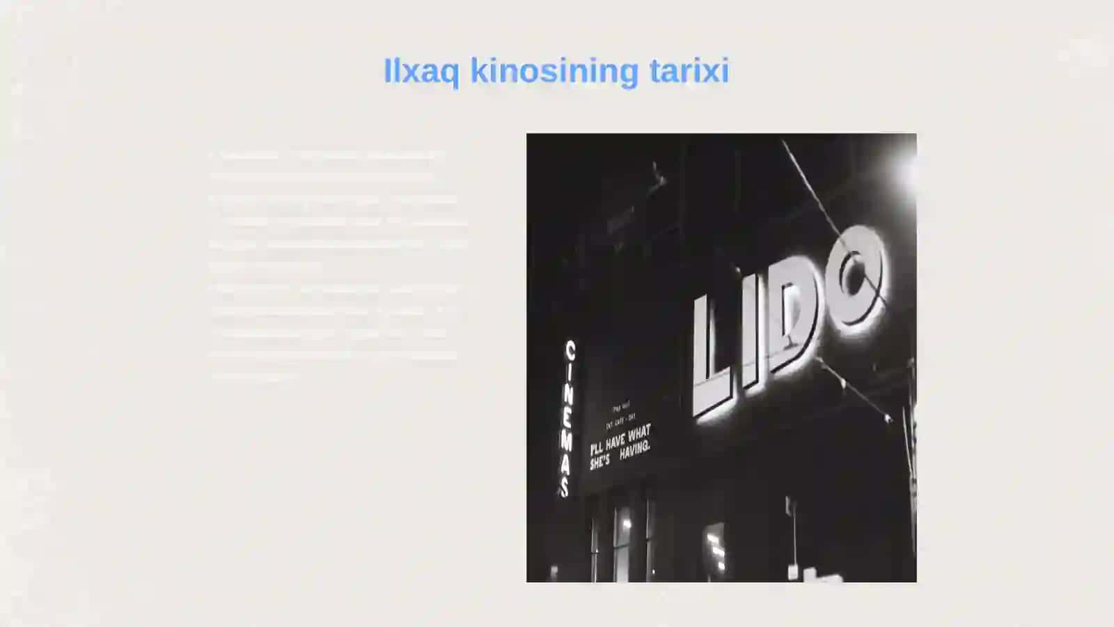 Ilxaq kinosi haqida 3
