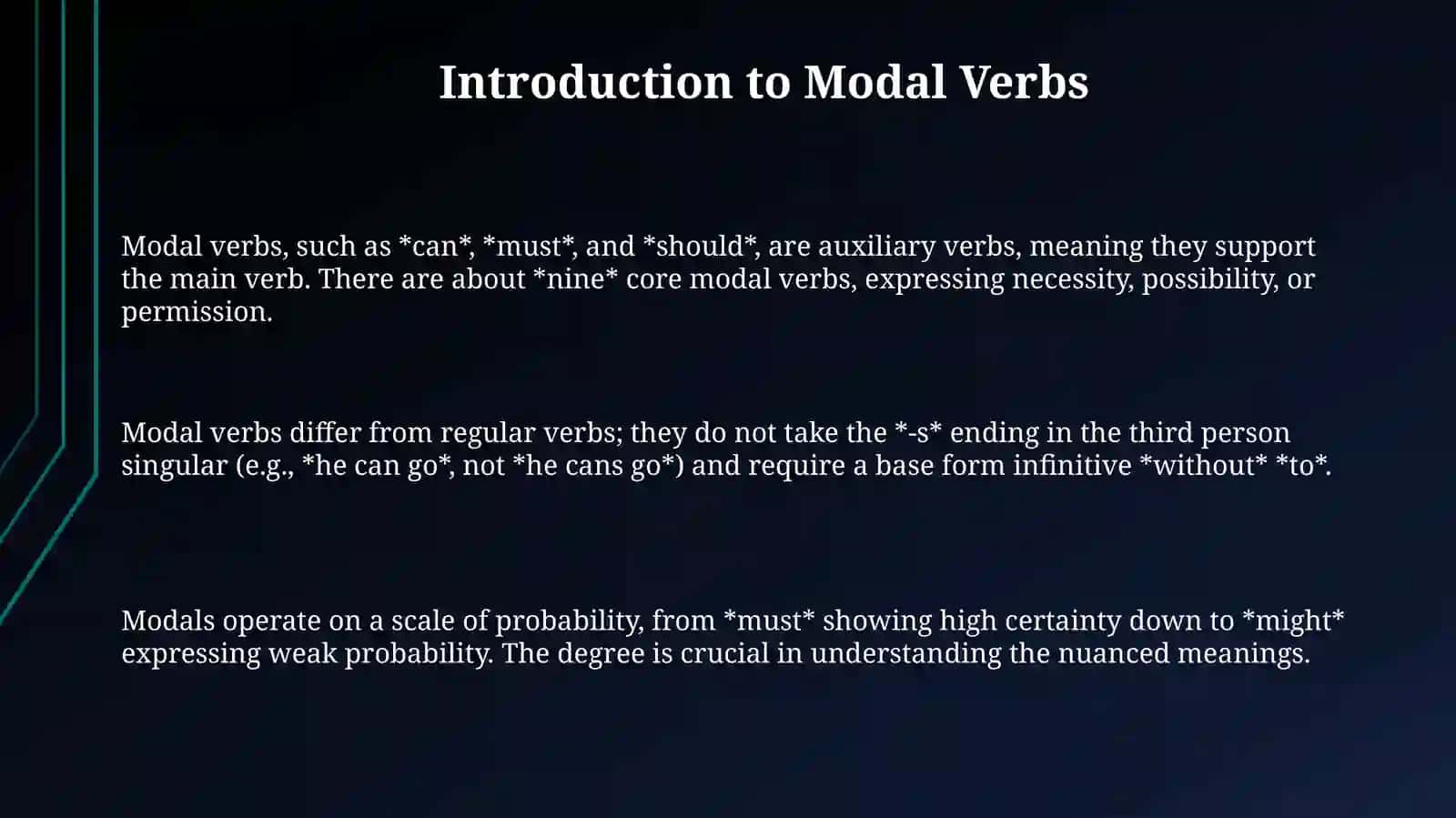 Translation problems of modal verbs 3