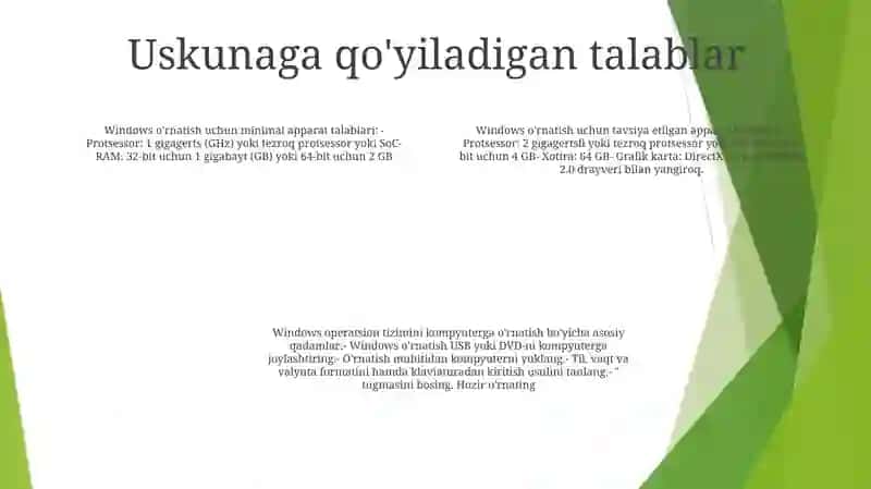 Windows Operatsion Tizimini Kompyuterga O'Rnatish 3