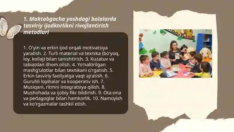 Maktabgacha yoshdagi bolalarni tasviriy qobiliyati va ijodkorligini rivojlantirish 3
