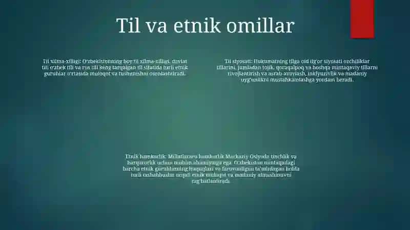 Uzbda Markaziy Osiyoda Tinchlik Va Totuvlikni TaʼMinlashdagi Órni 3