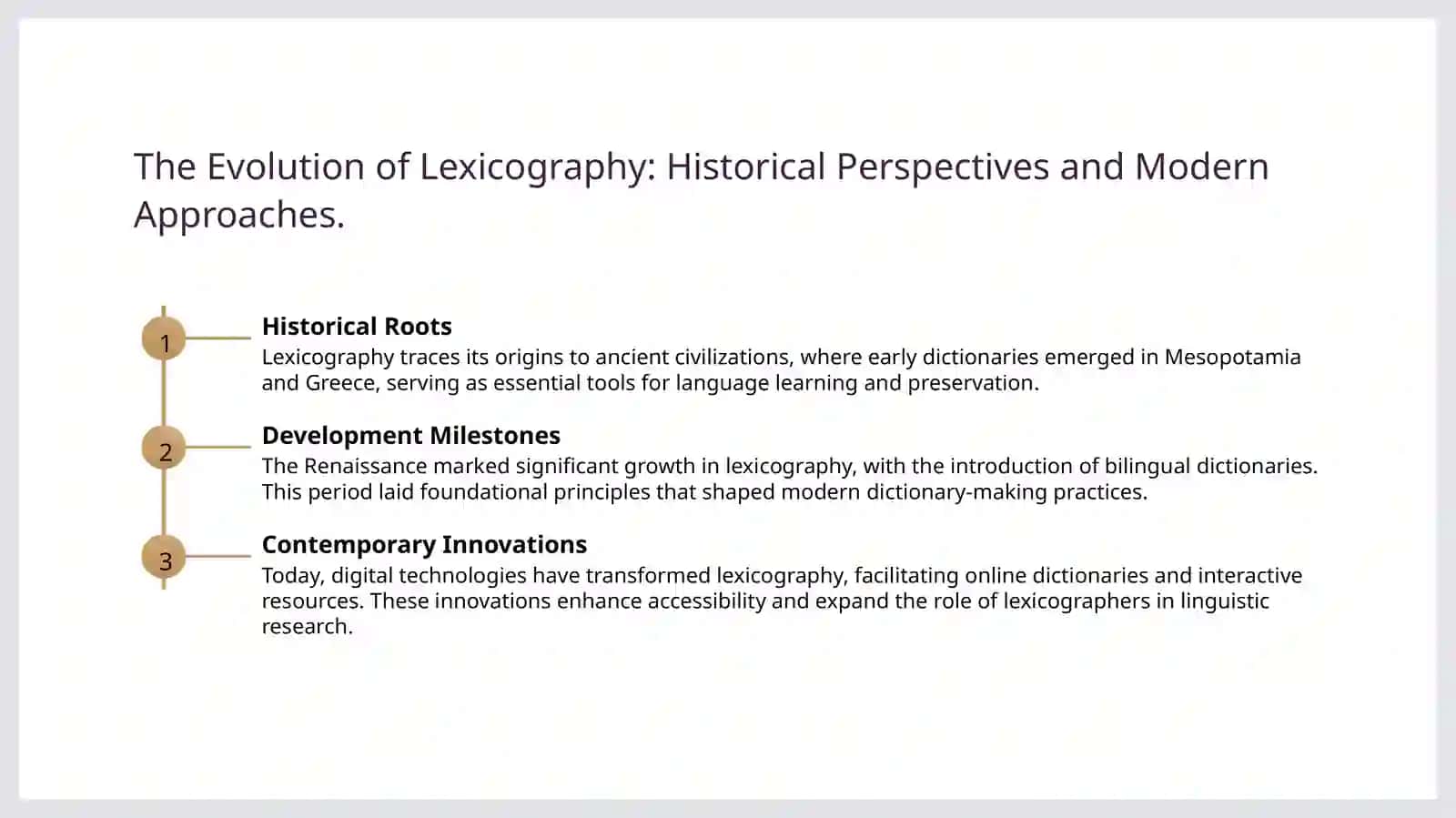 Lexicography the object and tasks of science 3