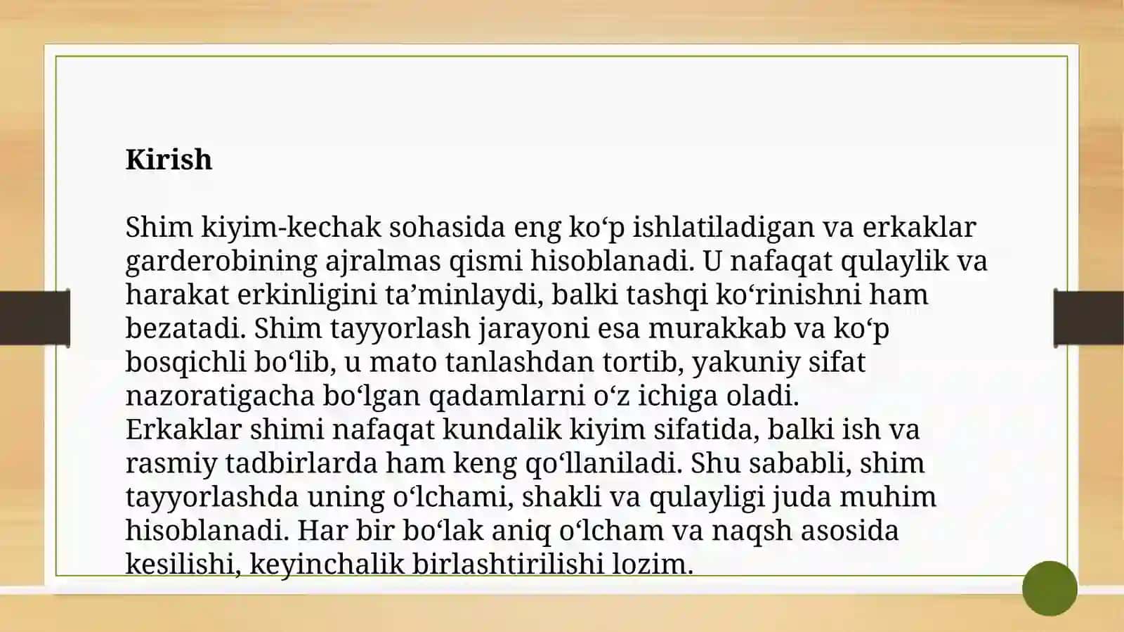 Erkaklar shimi 3