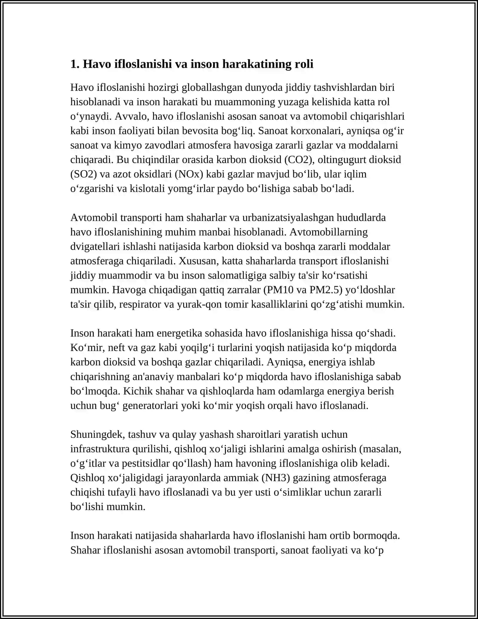 INSON HRAKATINING EKOLOGIYAGA TASIRI 3