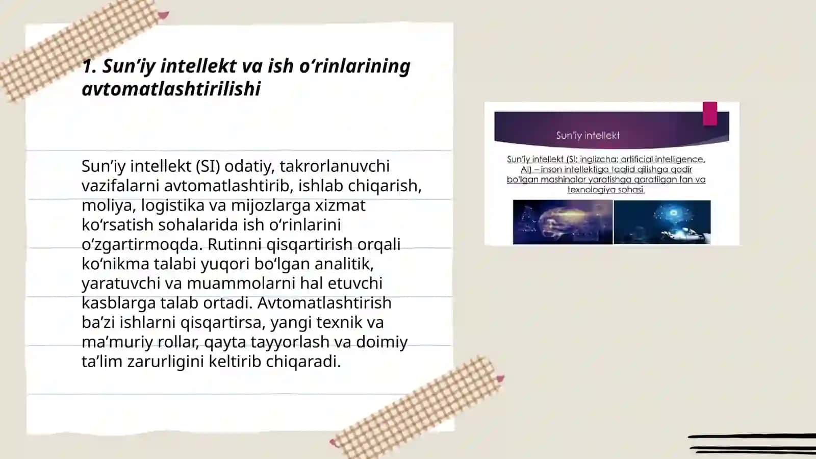 Sunʼiy intellekt - kelajakdagi kasblarni qanday oʻzgartirmoqda? 3