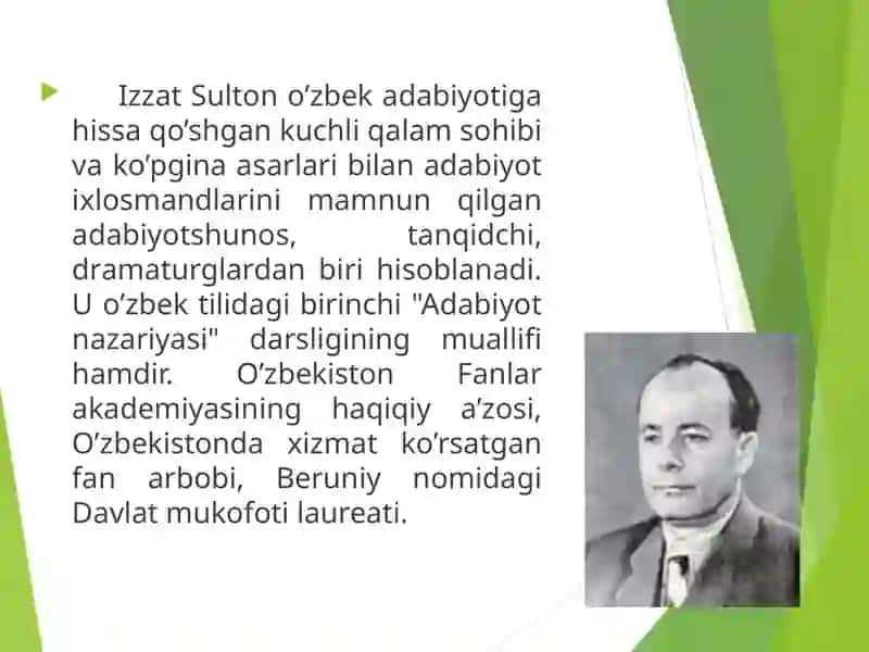 Izzat Sulton adabiyotshunos olim 3