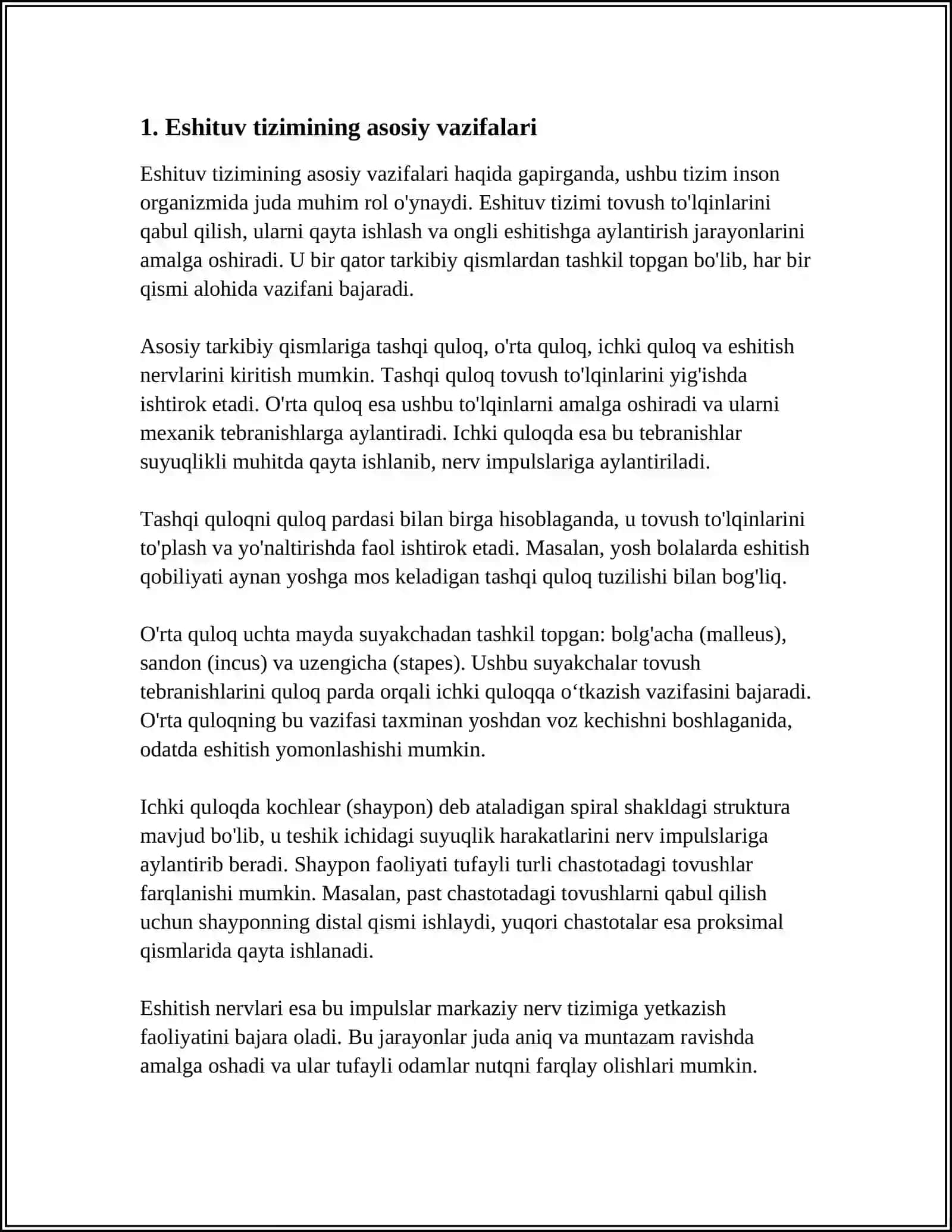 ZAIF ESHITUVCHI BOLALARNI ESHITUV XONASINI VAZIFASI, MAZMUN VA MOHIYATI 3