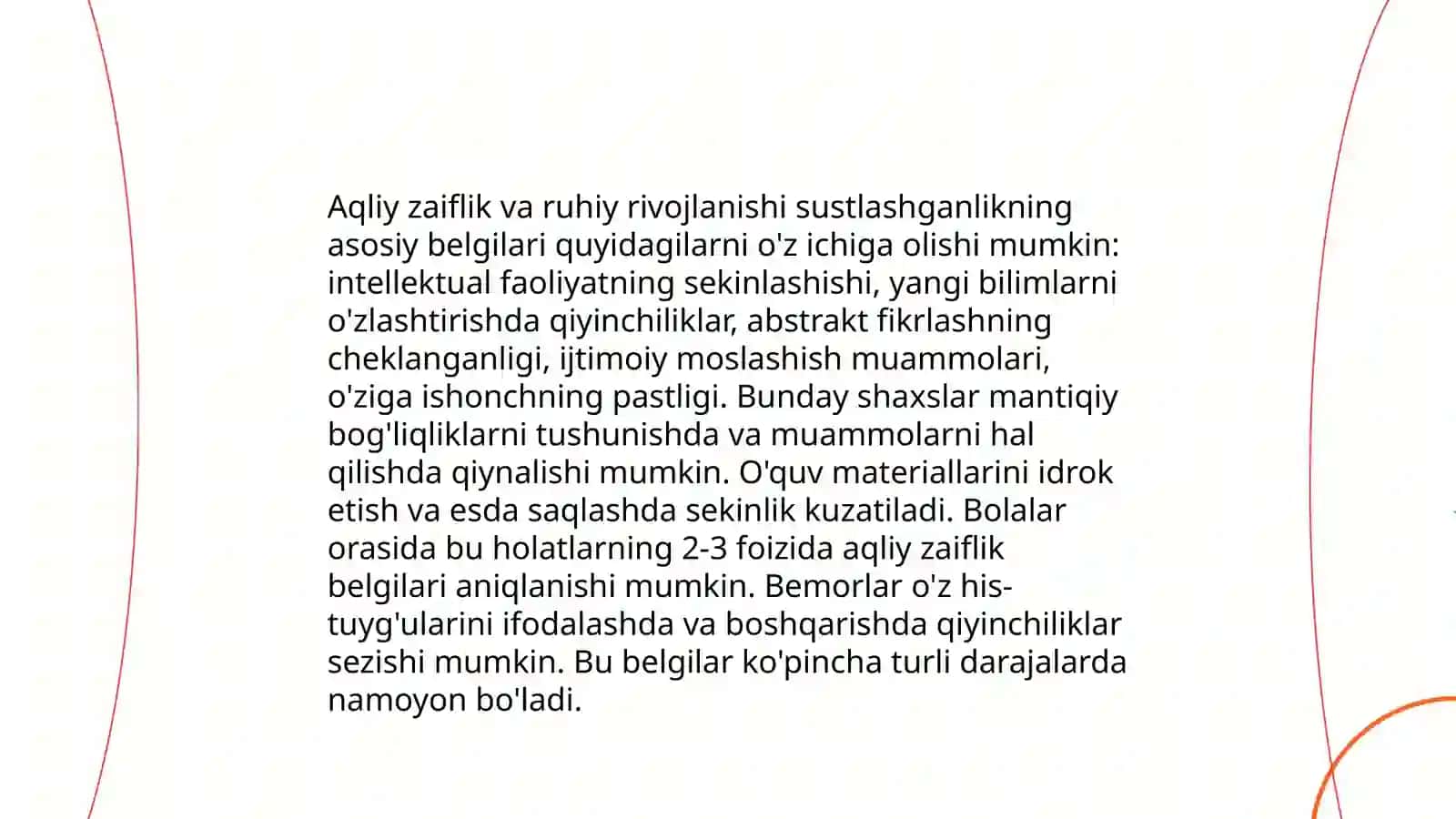 Aqliy zaif bolalar va ruxiy rivojlanishi sustlashgan bolalarni farqlash 3