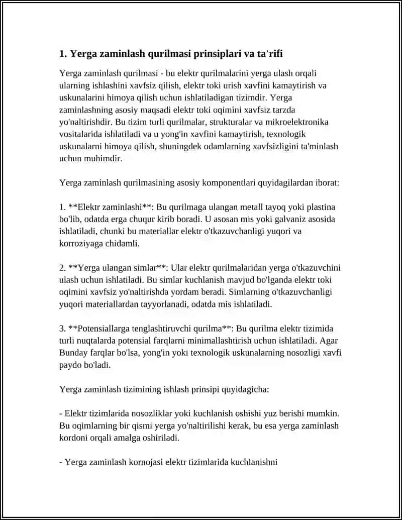 Yerga zaminlash qurilmalari 3
