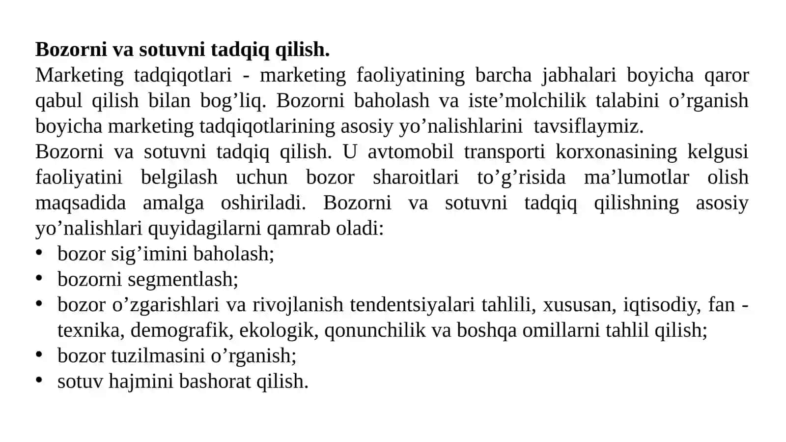 AVTOMOBIL TRANSPORTI KORXONALARI FAOLIYATINIBIZNES-REJALASHTIRISH 3