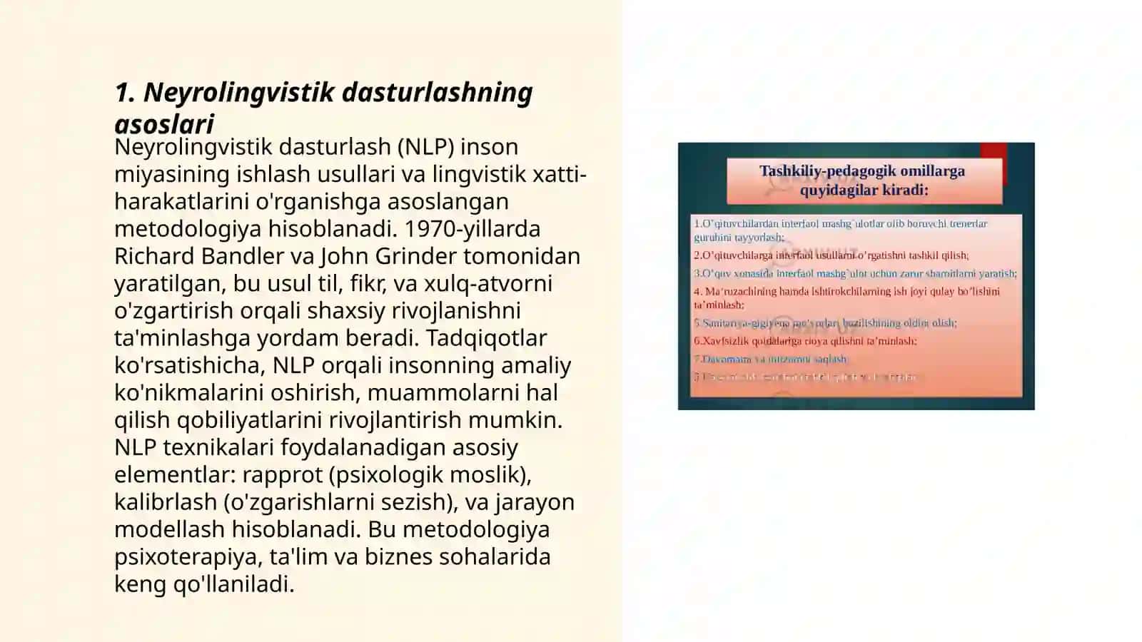 Neyrolingvistik davolash texnologiyasi va o'quvchilarning aqliy tarbiyasi 3