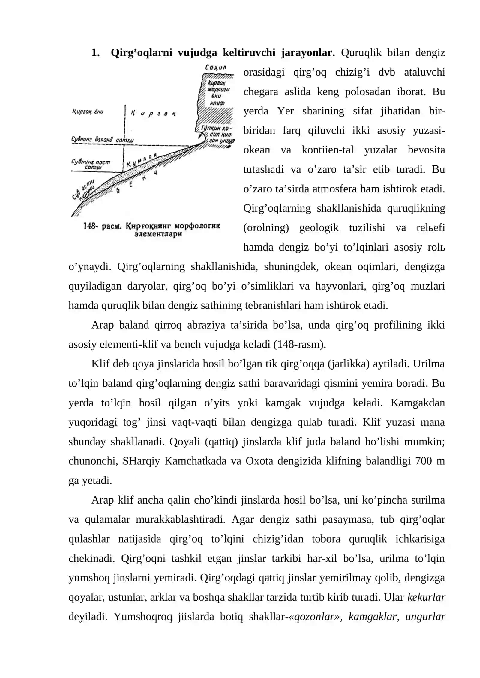 Qirg’oqlar va ularning tuzilishi 3