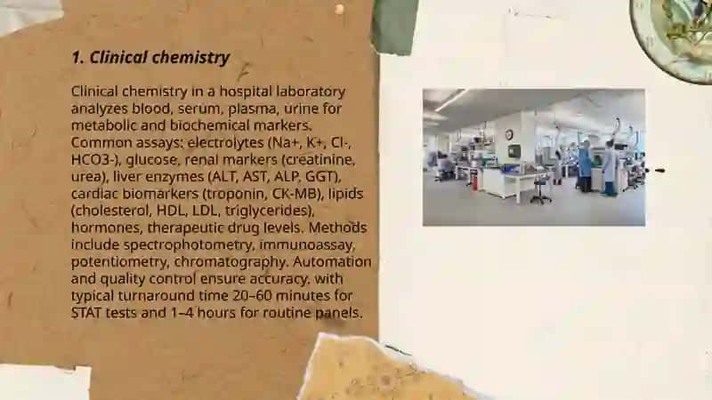 Clinical chemistry laboratory 3