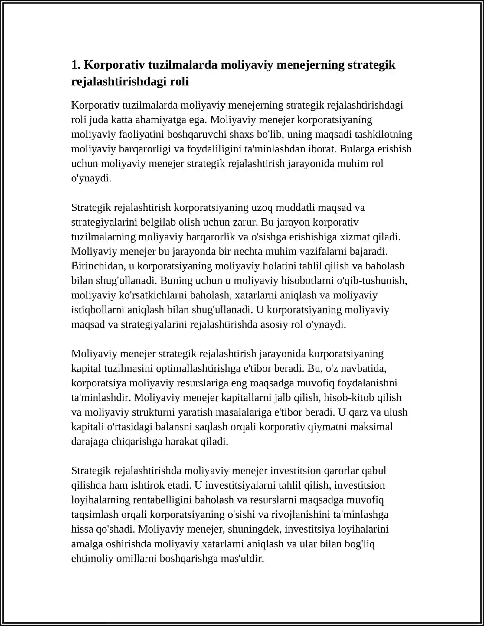 KORPORATIV TUZILMALARDA MOLIYAVIY MENEJERNING ROLI 3