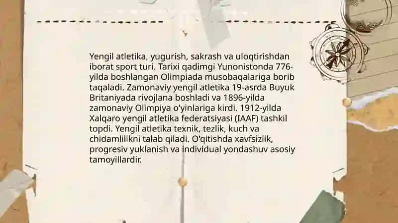 Yengil atletika bilan shugʻillanish va uni oʻrgatish asoslari 3