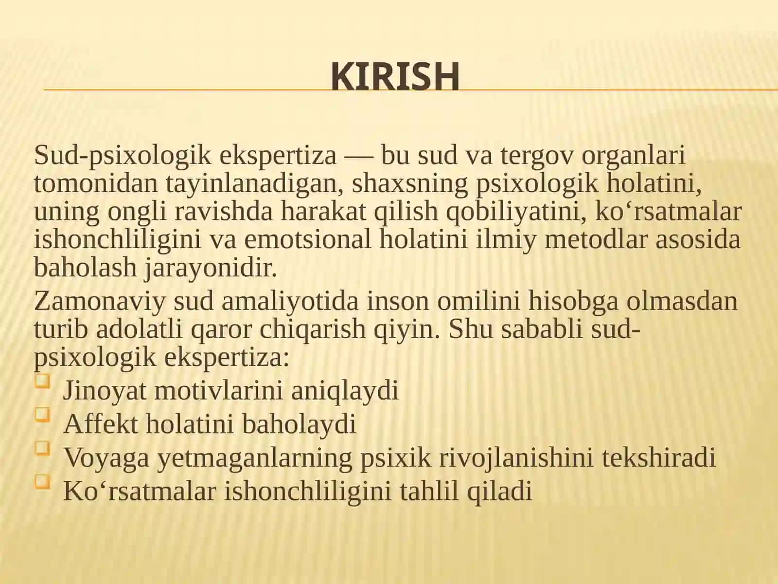 Sud-psixologik ekspertizasi va ekpertiza turlari 3