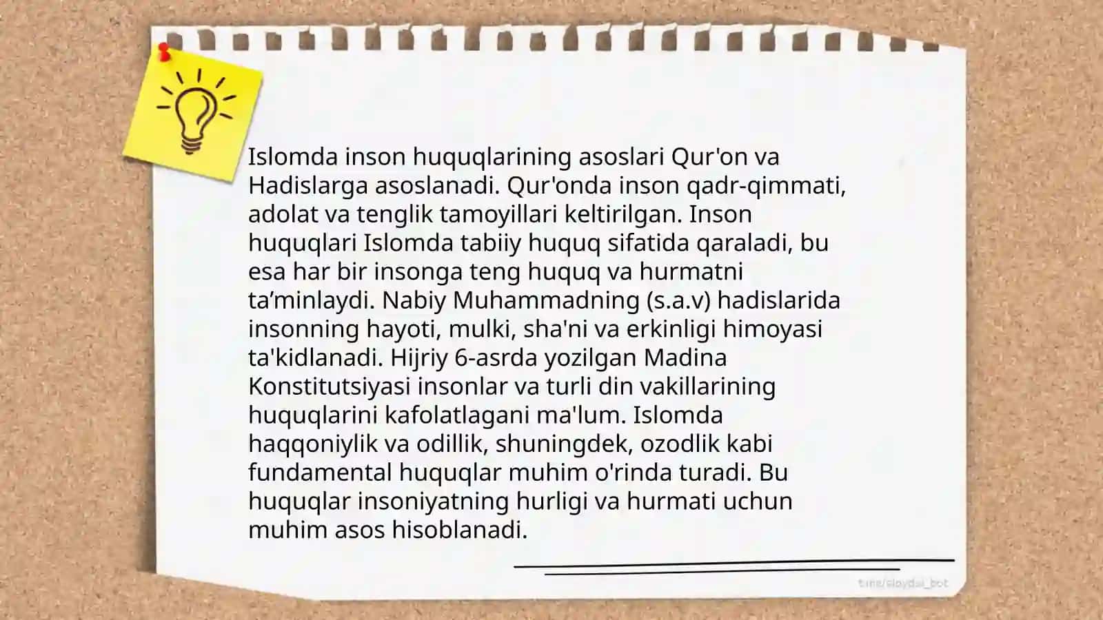 Islomda inson huquqlari himoyasi,ijtimoiy tenglik, adolat va tolerantlik g'oyalari mavzusida taqdimot tayyorlash 3
