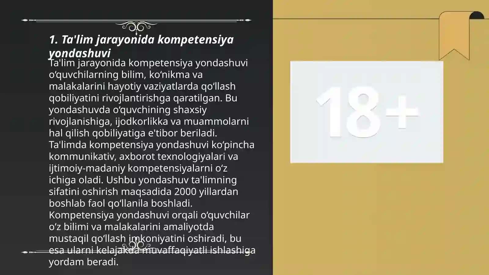 Ta'limning shakl,metod va vositalari yordamida o'quvchilar kompetensiyalarini shakllantirish 3
